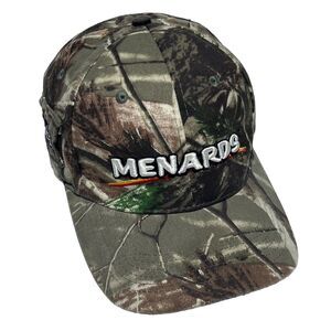 Menards Camouflage Men's Hat Adjustable Ball Cap Baseball